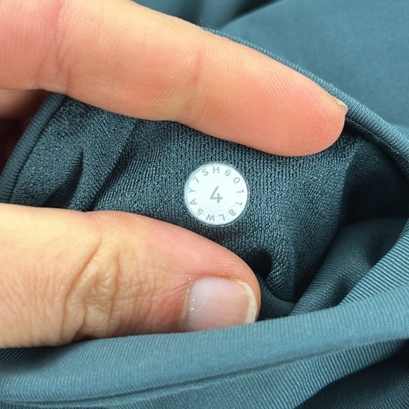 Lululemon Play Off The Pleats Tight *25" Teal Shadow - Picture 5 of 6